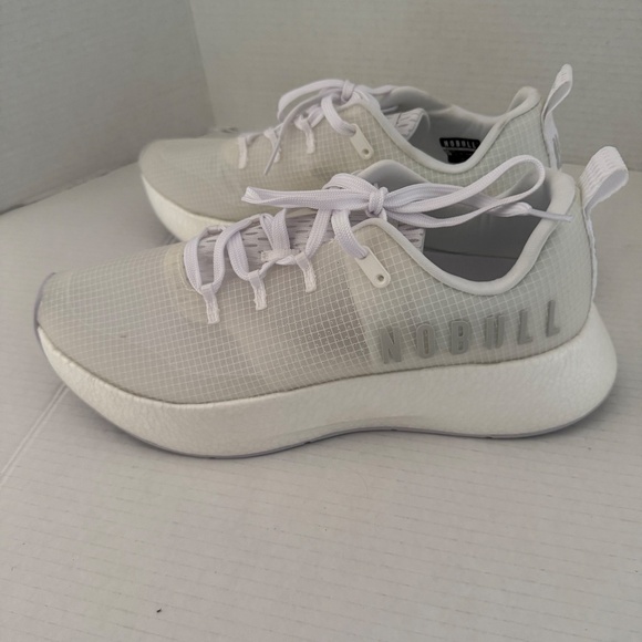 NOBULL Drive Ripstop Hybrid Workout Shoe White Men's Size 11 Women's 12.5 - Picture 12 of 15